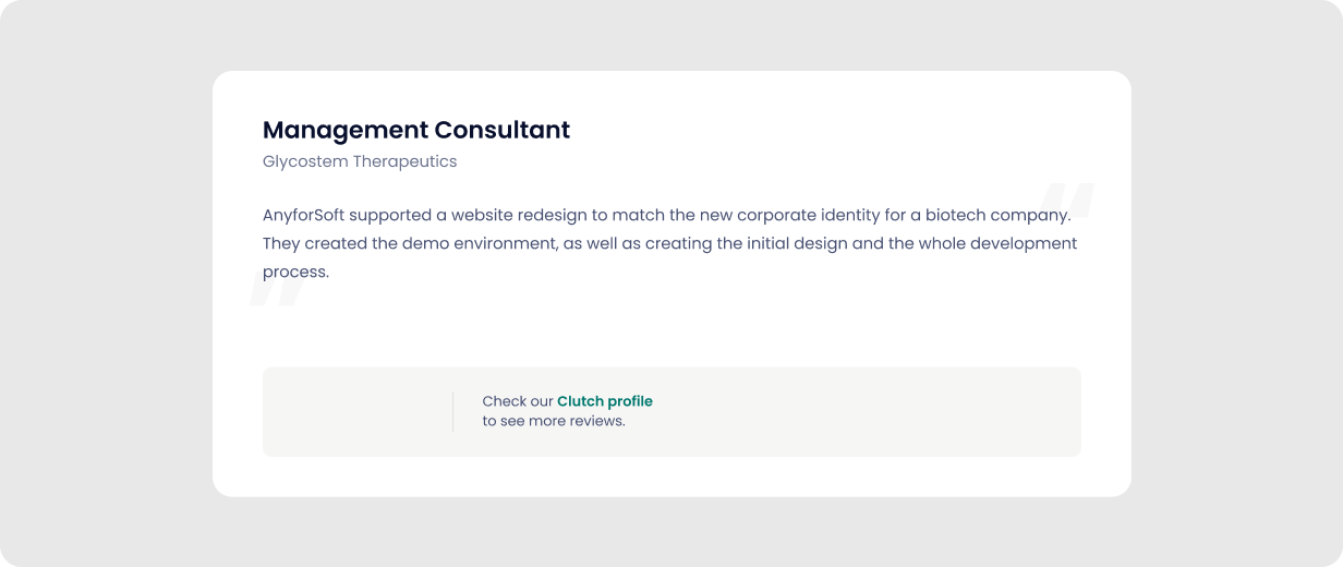 medical services website development review