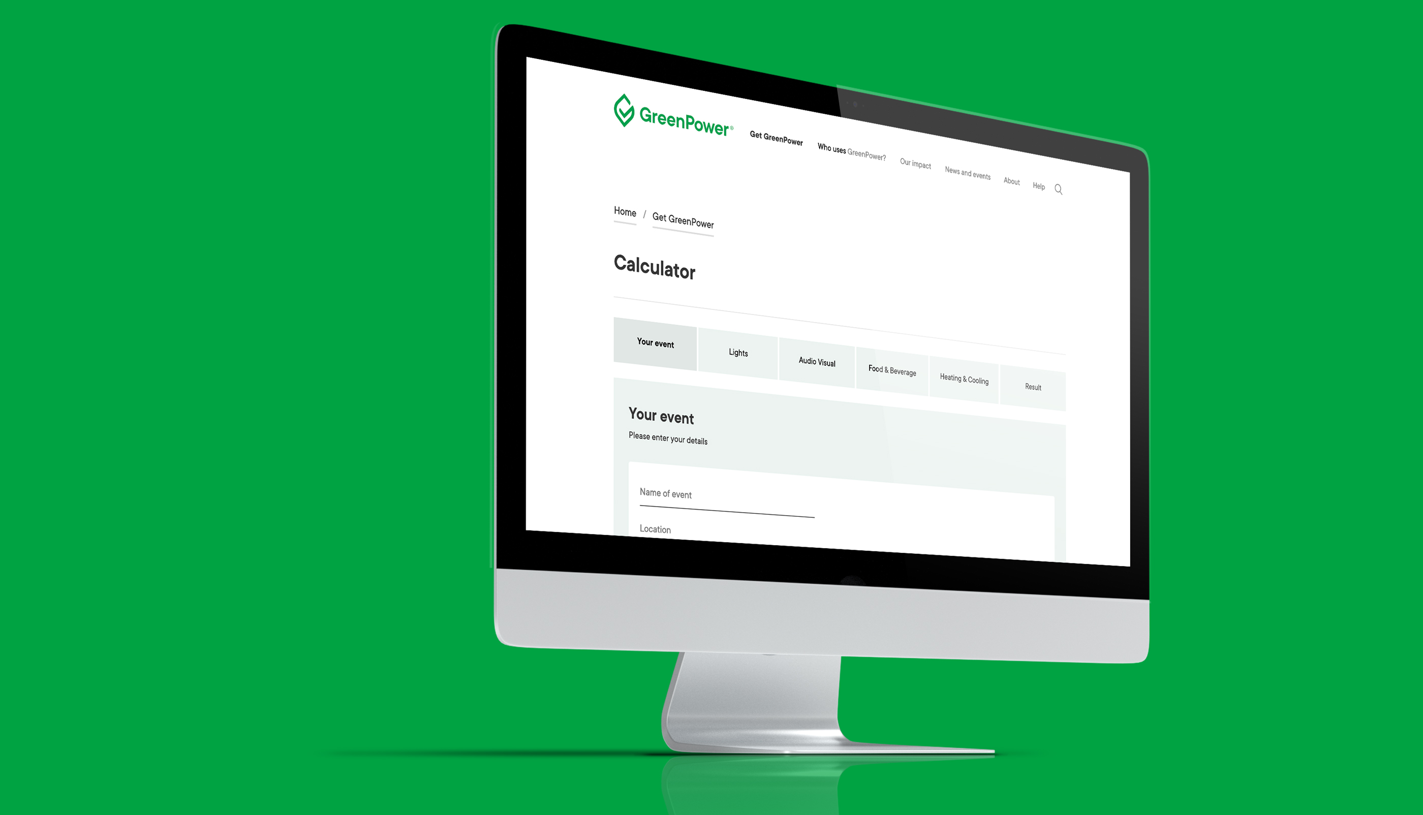 Greenpower Calculator