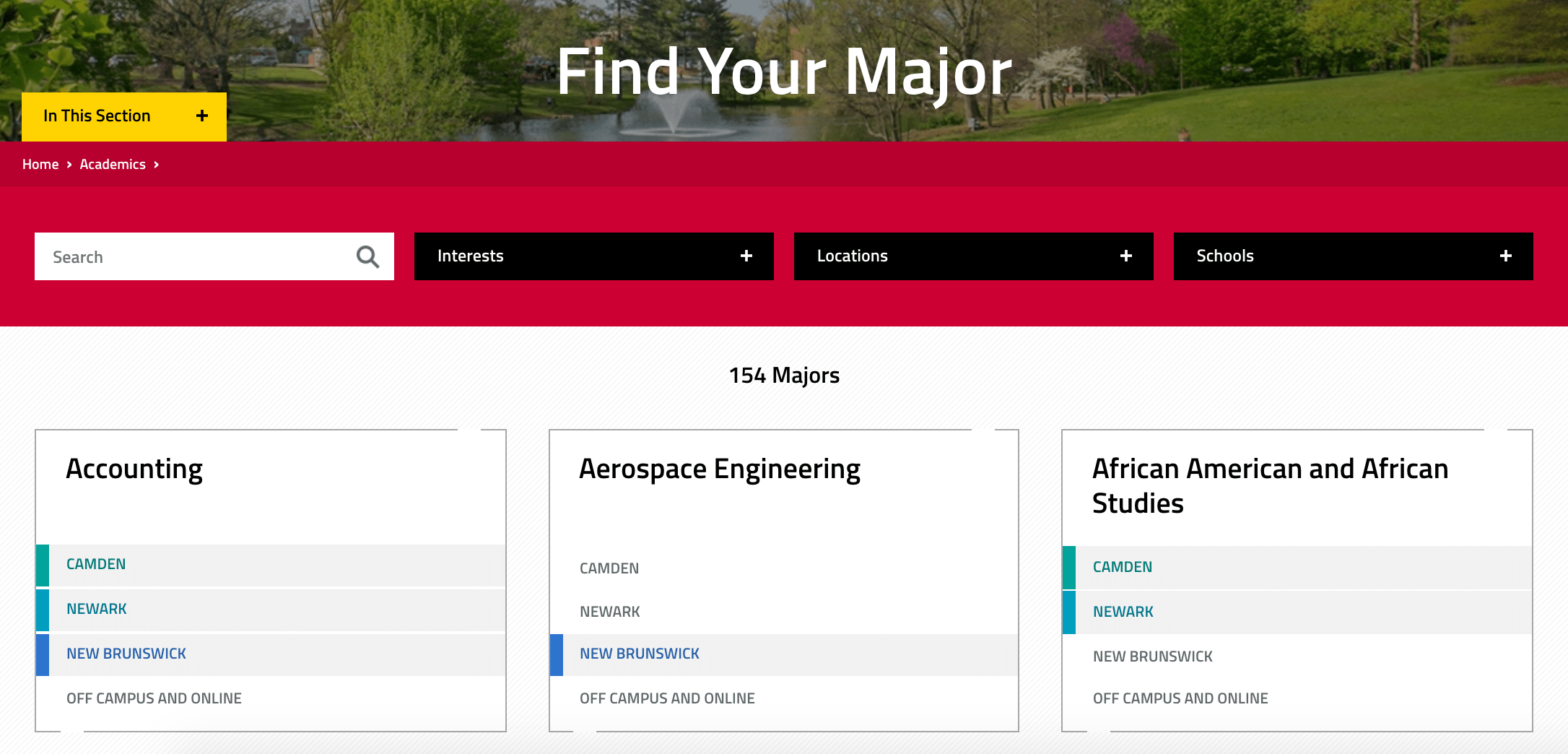 Find Your Major