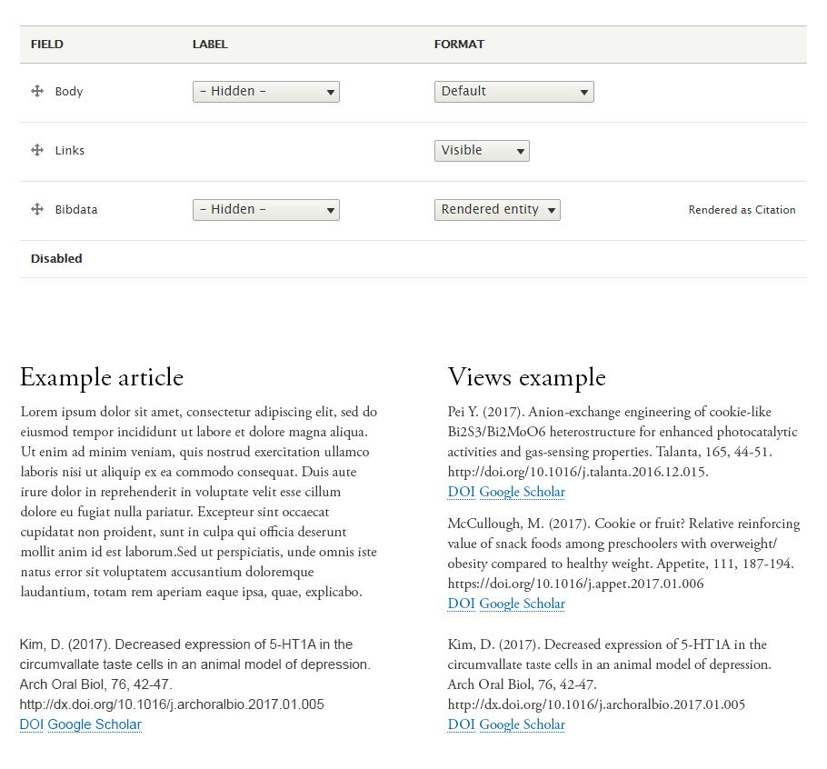 Bibliography & Citation - Entity