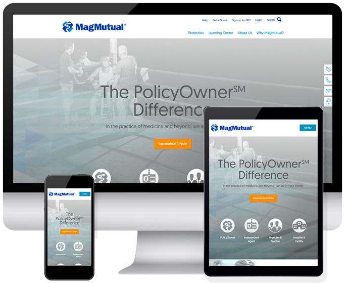 Magmutual.com response design