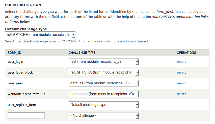 reCAPTCHA v3 Score