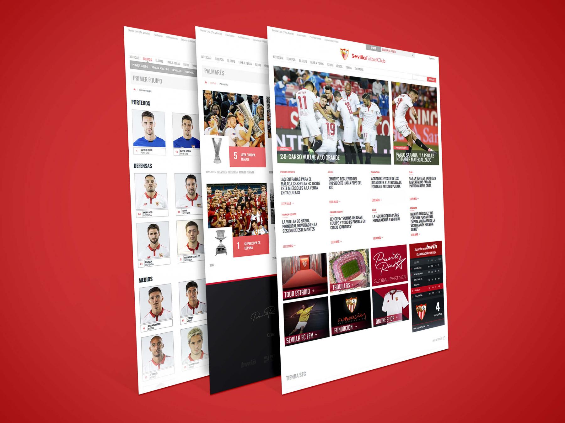 Sevilla FC web