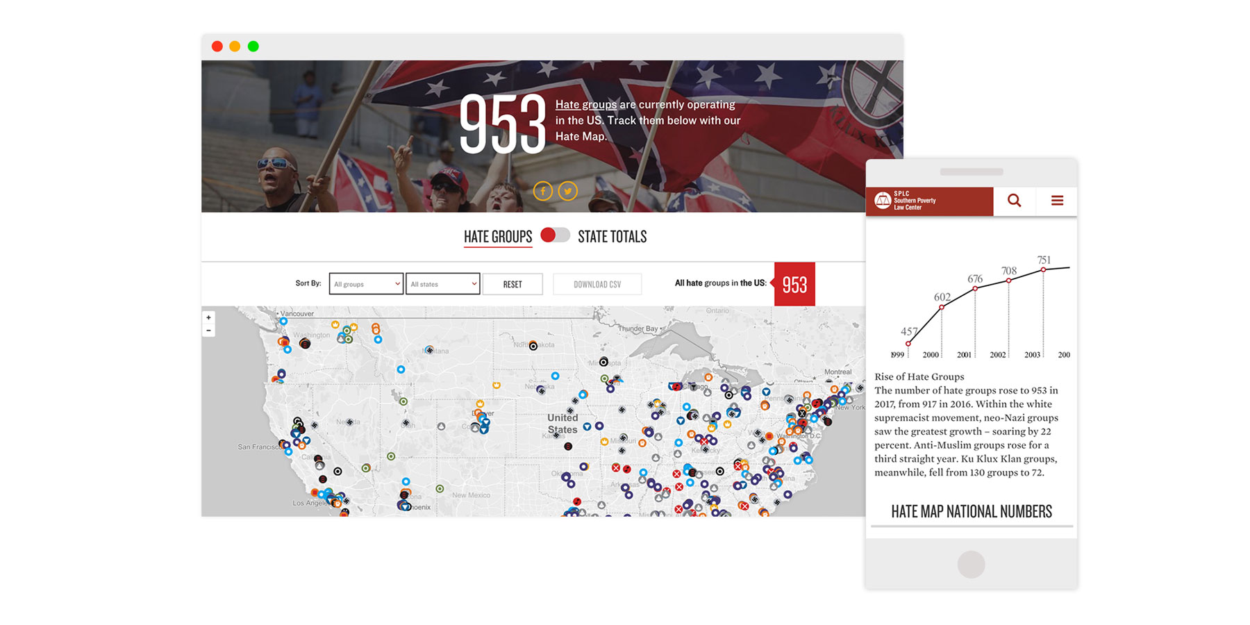 SPLC Hate Map