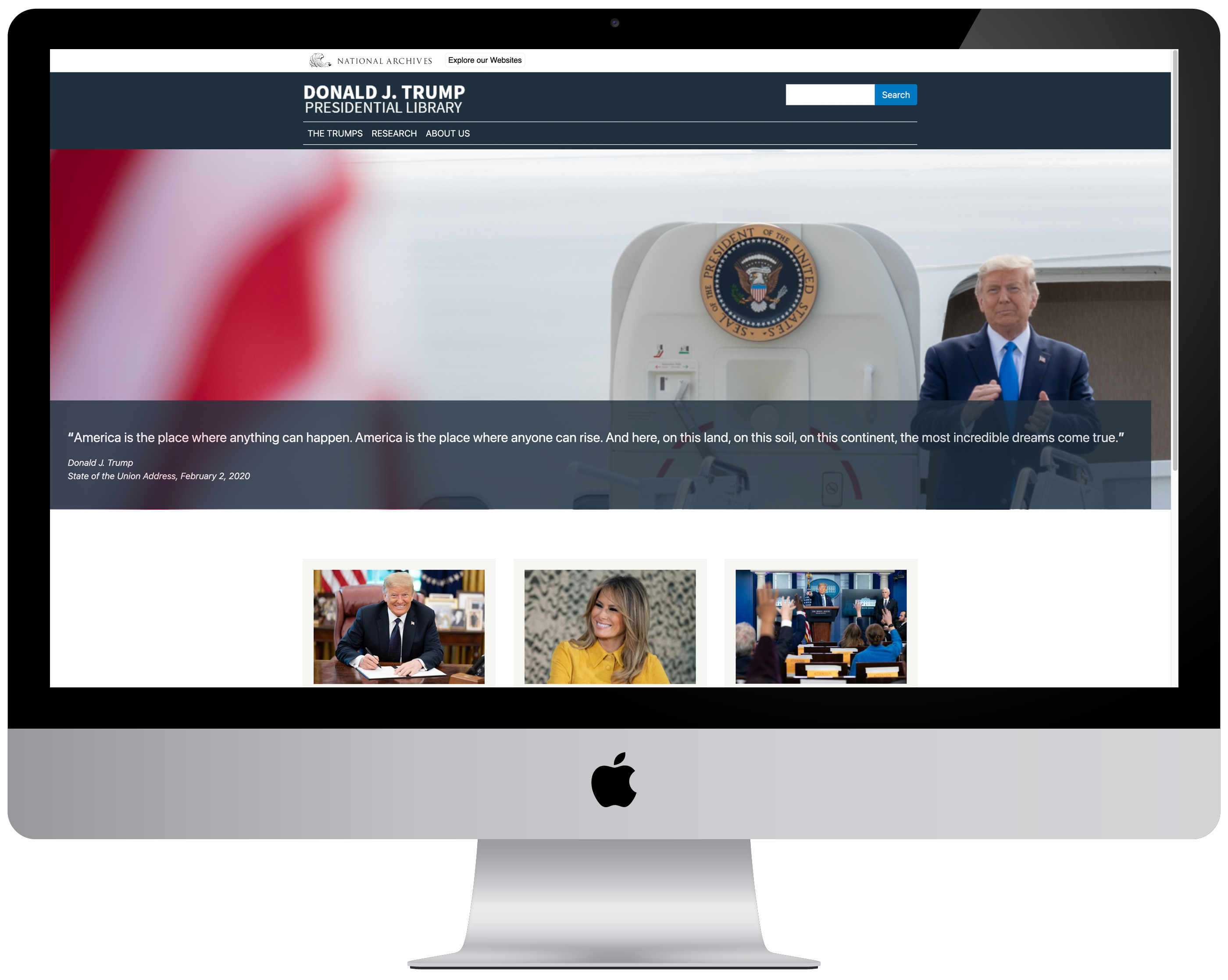 donald j trump presidential library