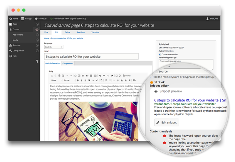 Utilizing Varbase SEO